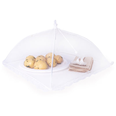 43cm Square Pop-up Mesh Food Cover-0