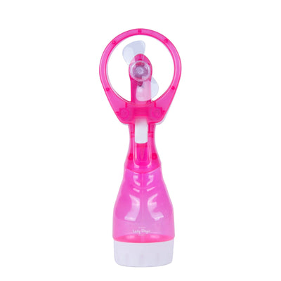 Lazy Dayz Water Spray Fan - Pink-0