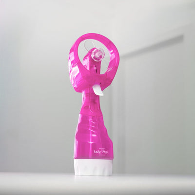 Lazy Dayz Water Spray Fan - Pink-1