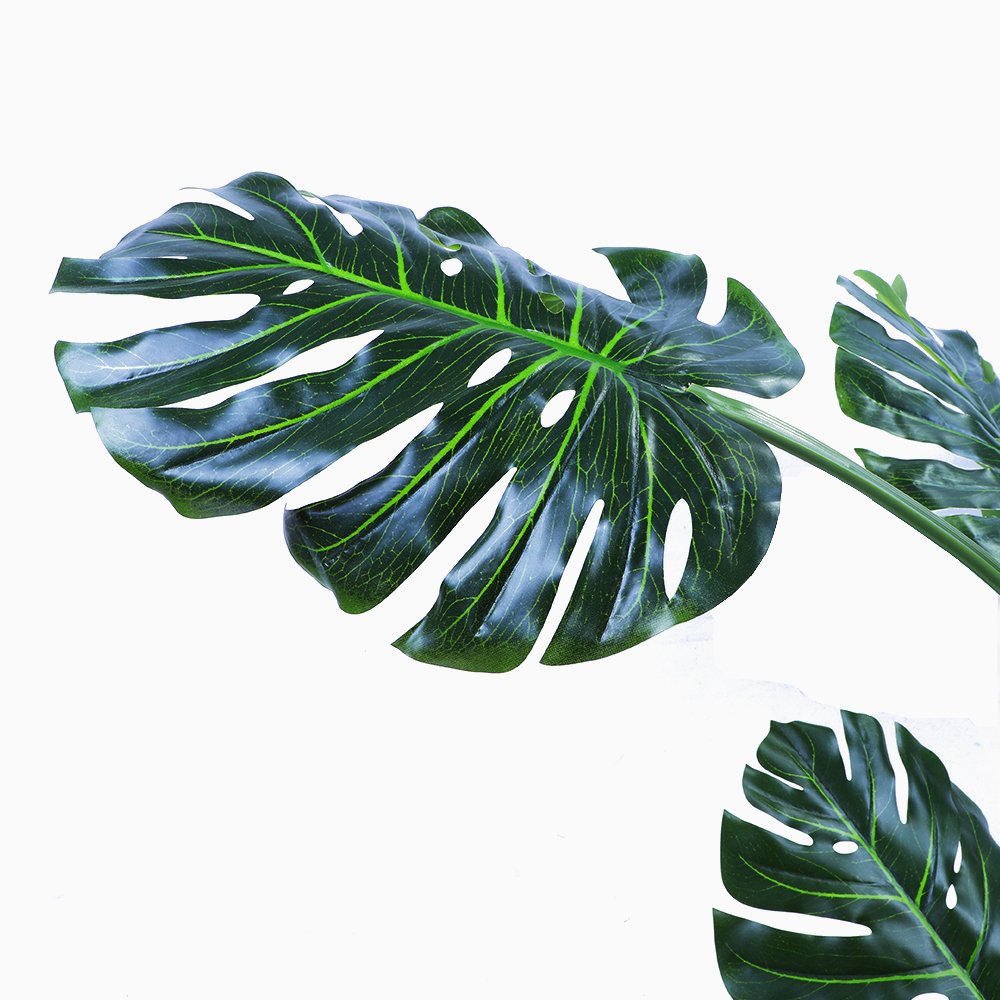 120cm Faux Artificial Home Decor Potted Monstera Plant-4