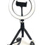 LED Studio Ring Light with Stand and Phone Holder 20cm-2