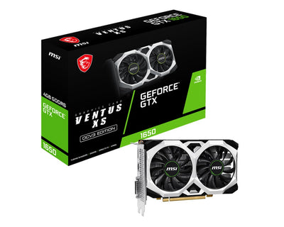 MSI nVidia GeForce GTX 1650 D6 VENTUS XS OCV3 1620 MHz / 12 Gbps GDDR6 7680x4320 1xHDMI 2.0b PCIE x16 3.0 (NEW)-0