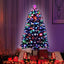 Jingle Jollys 1.2m Christmas Tree Optic Fibre LED Xmas tree Multi Colour-6