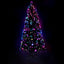 Jingle Jollys 1.8m Christmas Tree Optic Fibre LED Xmas tree Multi Colour-0