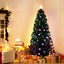 Jingle Jollys 1.8m Christmas Tree Optic Fibre LED Xmas tree Multi Colour-7