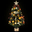 Jingle Jollys Tabletop Christmas Tree 60CM LED Xmas Tree Tree Topper Ornaments-0