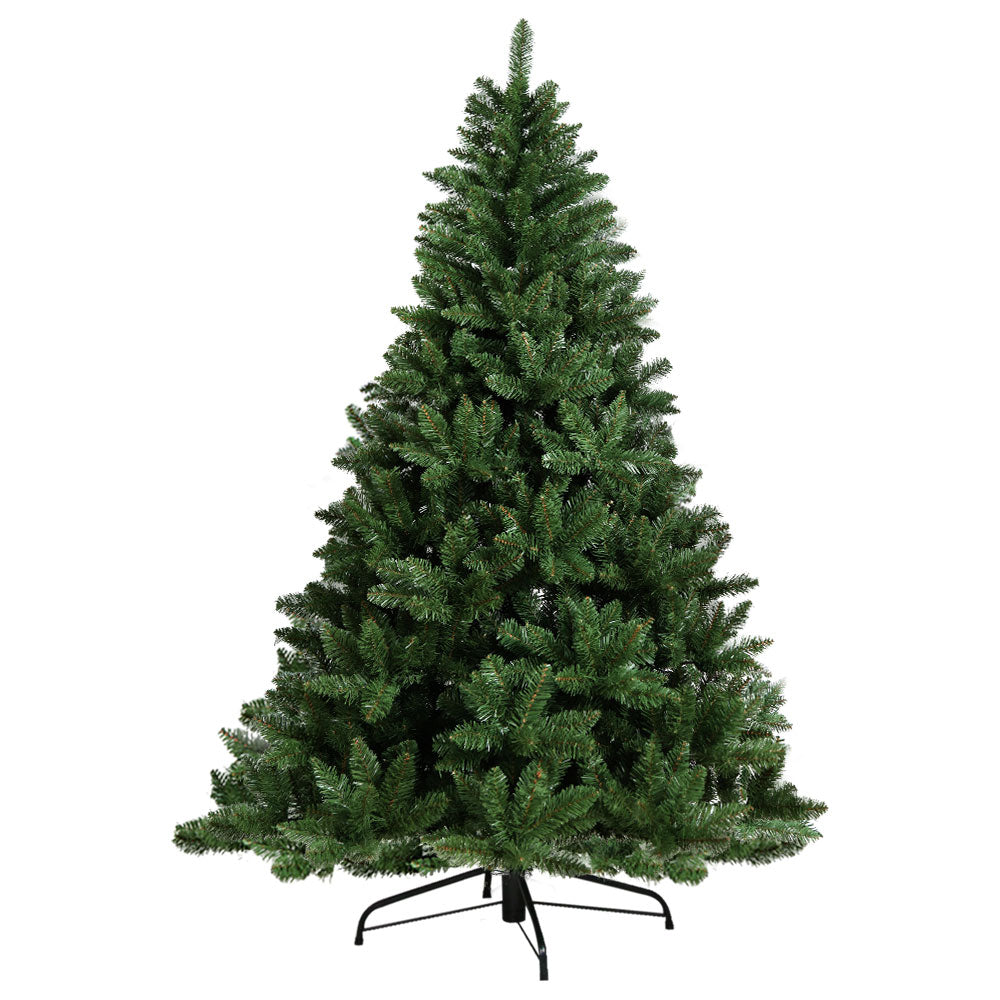 Jingle Jollys Christmas Tree 1.8m Green Xmas Tree Decorations 650 Tips-0