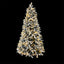 Jingle Jollys Christmas Tree 1.8m Snow Flocked LED Xmas Decoration 8 Light Modes-0