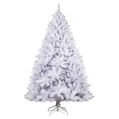 Jingle Jollys Christmas Tree 2.1m 1000 White Tips Xmas Tree Decorations-0