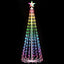 Jingle Jollys Christmas Tree 1.8m 265 RGB LED Fairy Lights Xmas Trees Decoration-0