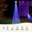 Jingle Jollys Christmas Tree 1.8m 265 RGB LED Fairy Lights Xmas Trees Decoration-3