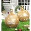 Jingle Jollys Christmas Inflatable Ball Bauble 60cm Outdoor Decoration Gold-5