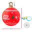 Jingle Jollys Christmas Inflatable Ball 60cm Led Illuminated Xmas Decoration Red-1