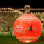 Jingle Jollys Christmas Inflatable Ball 60cm Led Illuminated Xmas Decoration Red-6