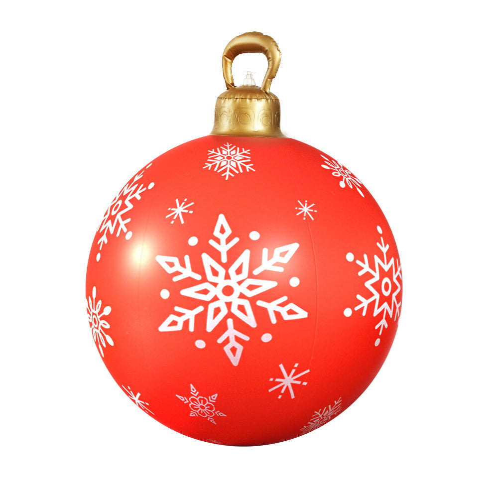 Jingle Jollys Christmas Inflatable Ball Bauble 60cm Outdoor Decoration Red-0