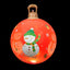 Jingle Jollys Christmas Inflatable Ball 60cm Illuminated Led Snowman Xmas Decor-0