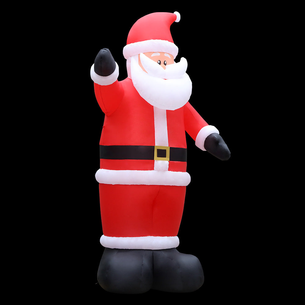 Jingle Jollys Christmas Inflatable Santa 5M Illuminated Decorations-0