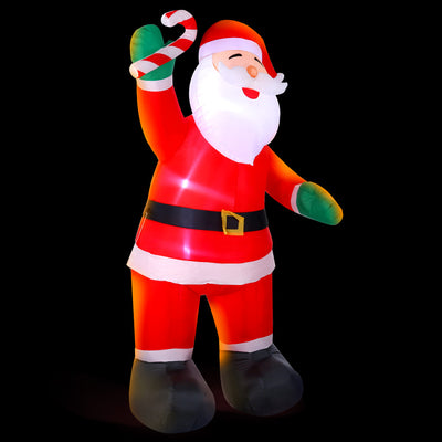 Jingle Jollys Christmas Inflatable Santa 3M Illuminated Decorations-0