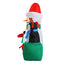 Jingle Jollys Christmas Inflatable Snowman 1.8M Illuminated Decorations-3