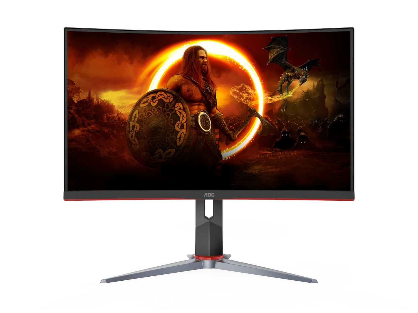 AOC CQ27G2X computer monitor 68.6 cm (27") 2560 x 1440 pixels Quad HD Black, Red-1