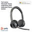 POLY Voyager 4320 Microsoft Teams Certified USB-A Headset +BT700 dongle-12