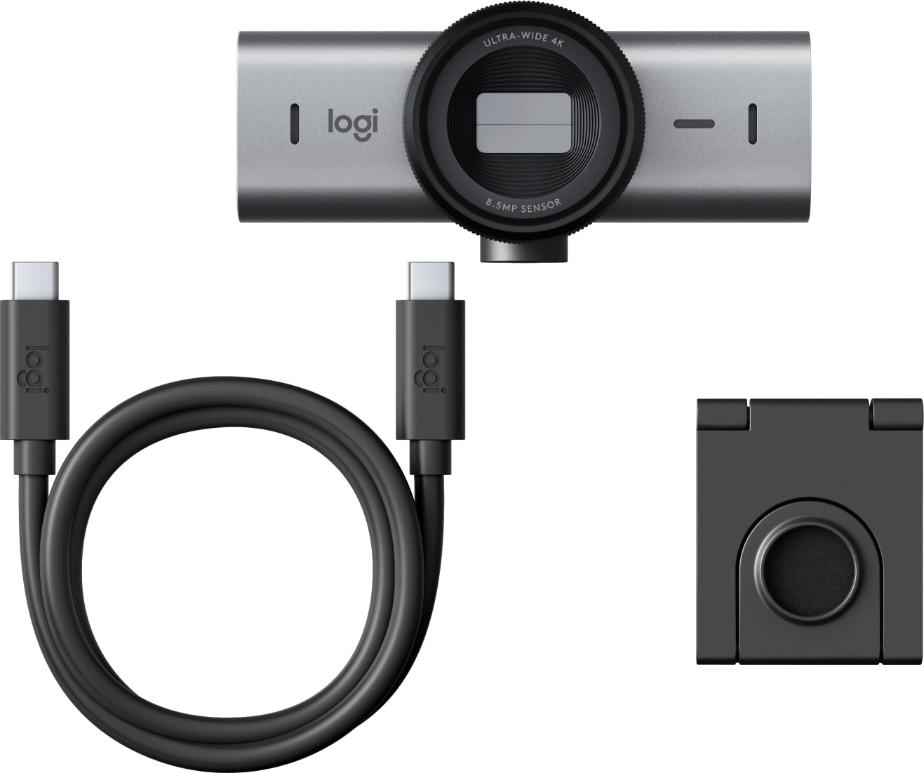Logitech MX Brio webcam 8.5 MP 3840 x 2160 pixels USB 3.2 Gen 1 (3.1 Gen 1) Black, Graphite-4