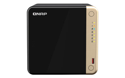 QNAP TS-464 NAS Tower Ethernet LAN Black N5095-0