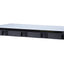 QNAP TS-431XeU NAS Rack (1U) Ethernet LAN Black, Stainless steel Alpine AL-314-8