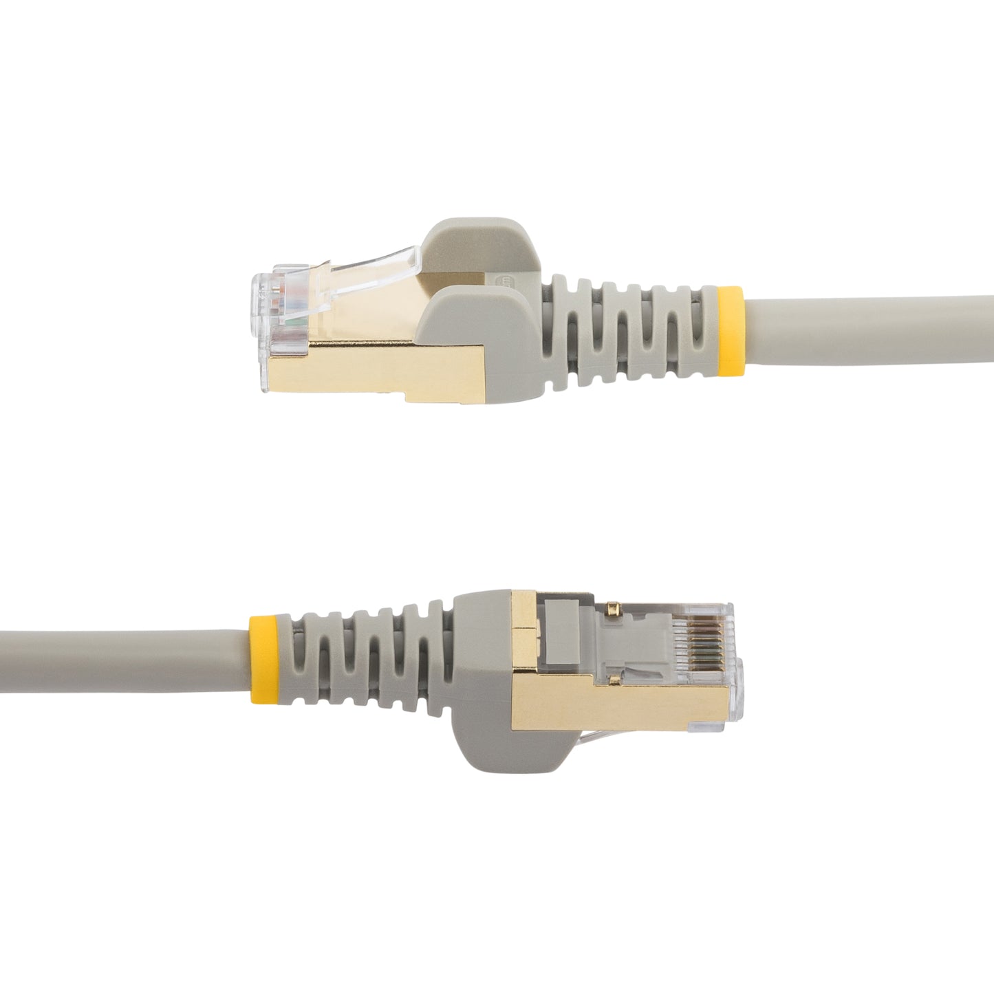StarTech.com 3m CAT6a Ethernet Cable - 10 Gigabit Shielded Snagless RJ45 100W PoE Patch Cord - 10GbE STP Network Cable w/Strain Relief - Grey Fluke Tested/Wiring is UL Certified/TIA-1