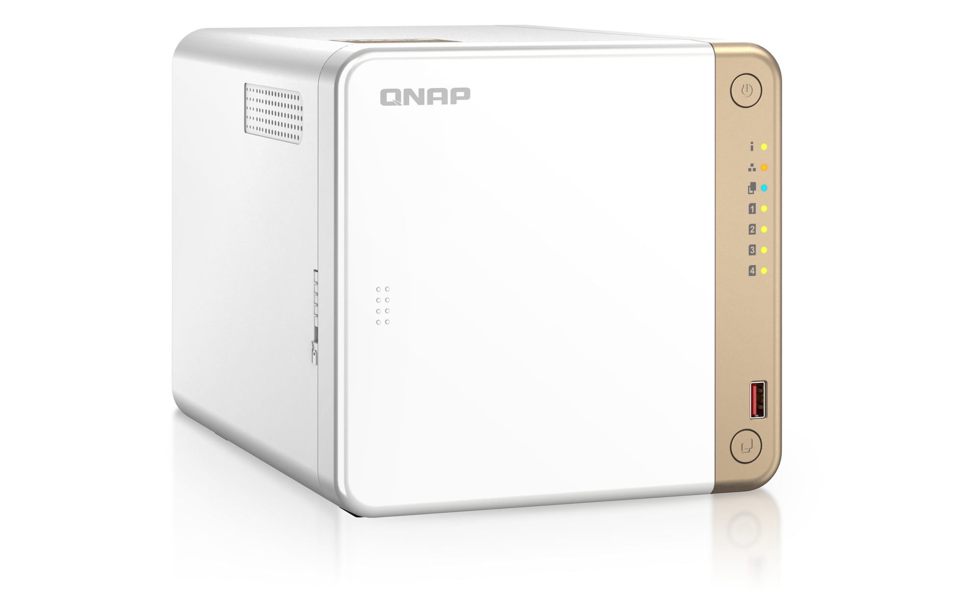 QNAP TS-462-4G NAS/storage server Tower Ethernet LAN White N4505-5