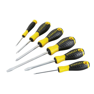 Stanley 6 Piece Essentials Screwdriver Set-0