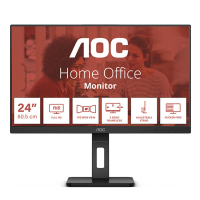 AOC E3 24E3QAF LED display 60.5 cm (23.8") 1920 x 1080 pixels Full HD LCD Black-0