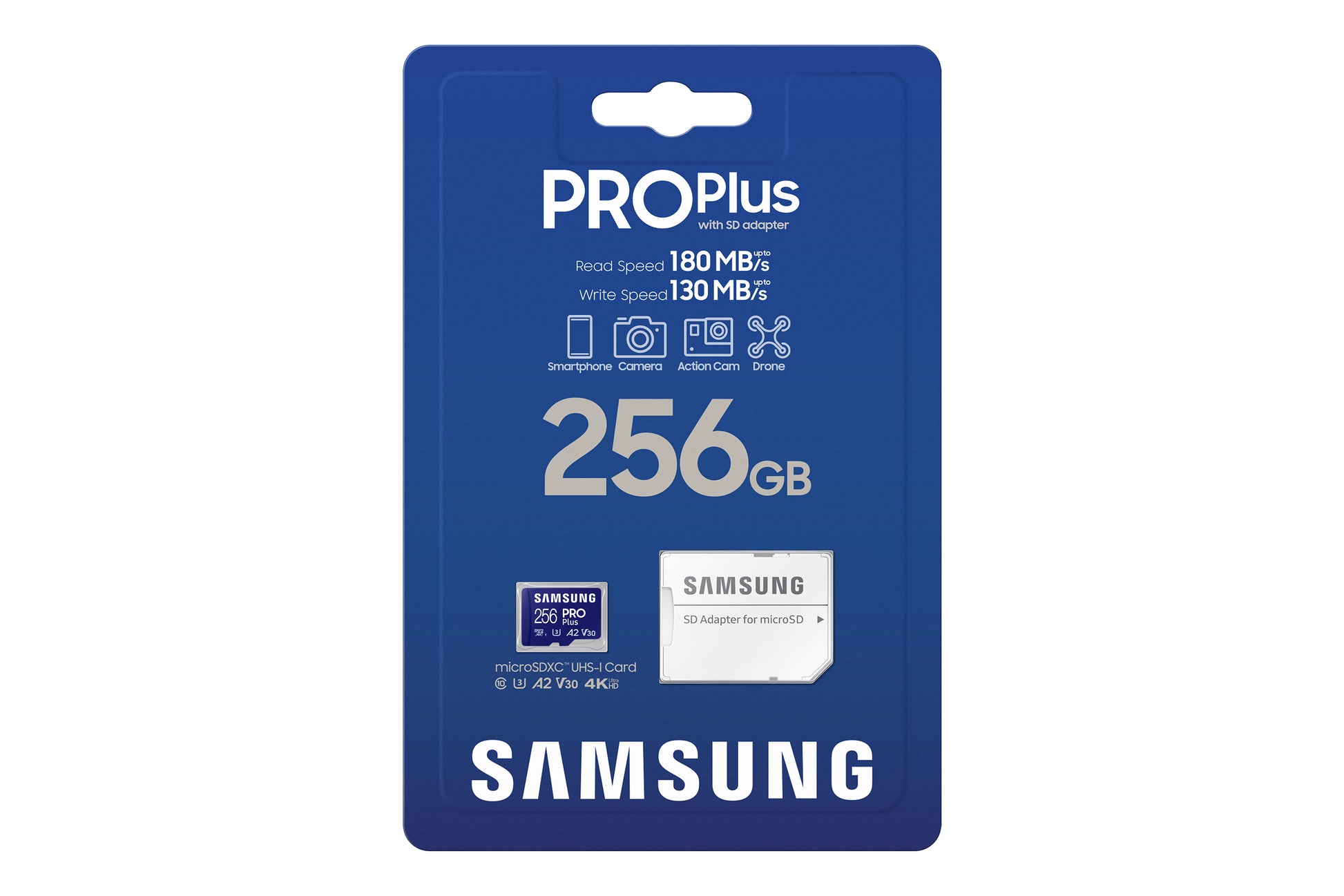 Samsung PRO Plus MB-MD256SA 256 GB MicroSDXC UHS-I Class 3-7