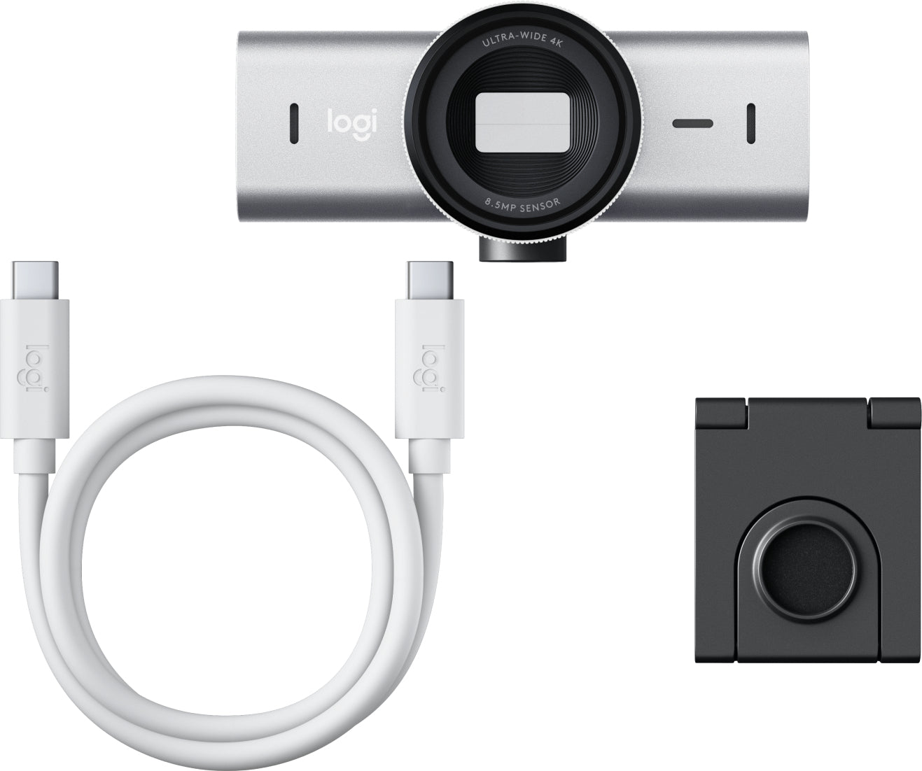 Logitech MX Brio webcam 8.5 MP 3840 x 2160 pixels USB 3.2 Gen 1 (3.1 Gen 1) Aluminium, Black-4