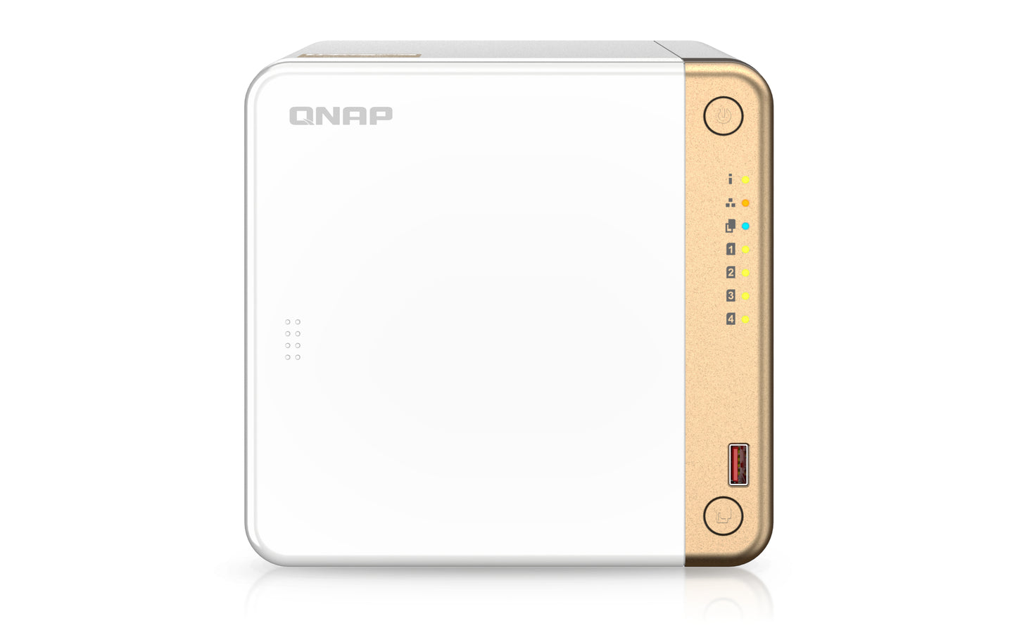 QNAP TS-462-4G NAS/storage server Tower Ethernet LAN White N4505-1