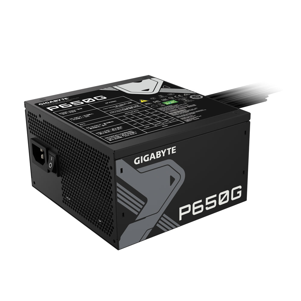 Gigabyte GP-P650G power supply unit 650 W 20+4 pin ATX ATX Black-1