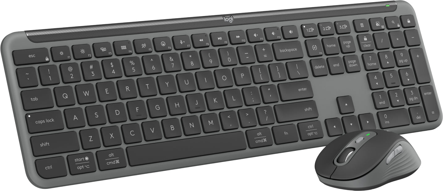 Logitech MK950 Signature for Business keyboard Mouse included RF Wireless + Bluetooth Graphite-2