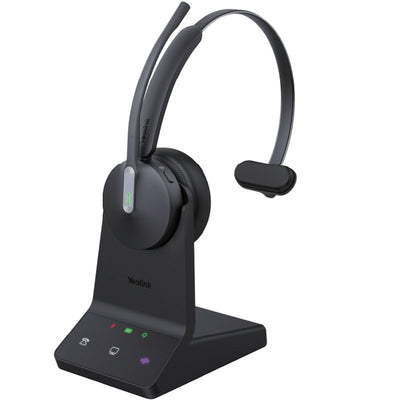 Yealink WH64 Mono UC Headset Wireless Head-band Office/Call center Micro-USB Bluetooth Black-0