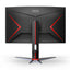 AOC CQ27G2X computer monitor 68.6 cm (27") 2560 x 1440 pixels Quad HD Black, Red-5