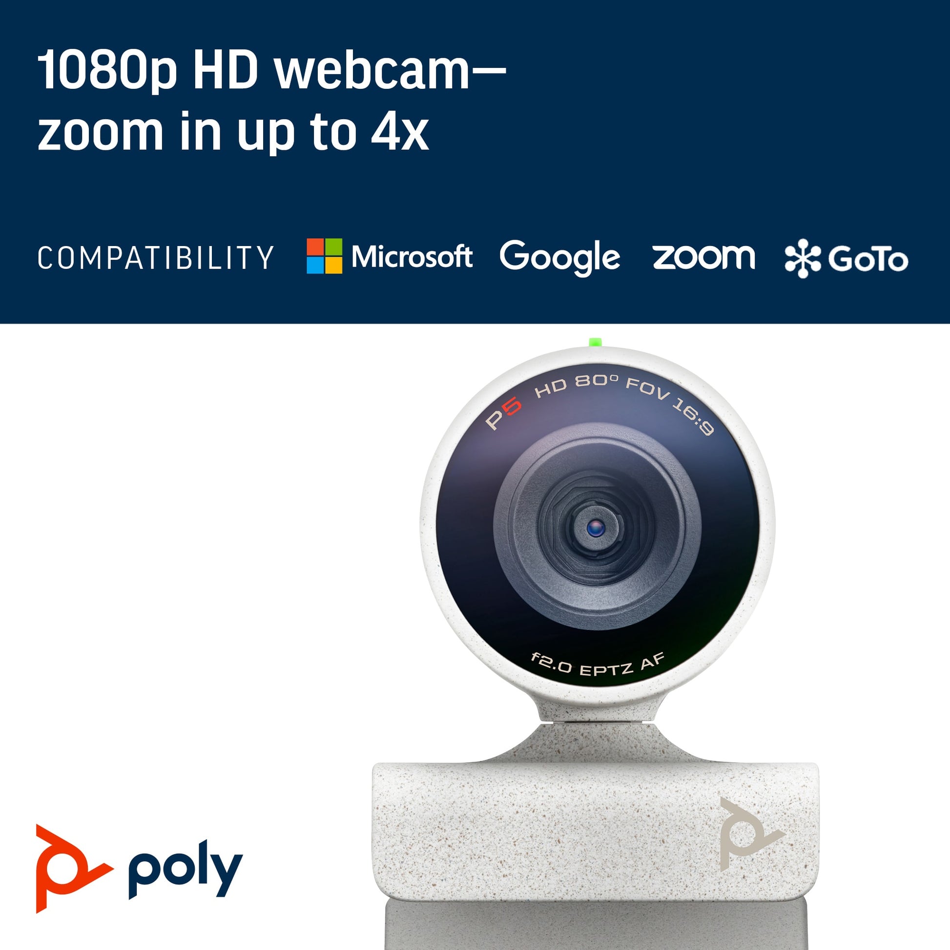 POLY Studio P5 USB-A Webcam TAA-15