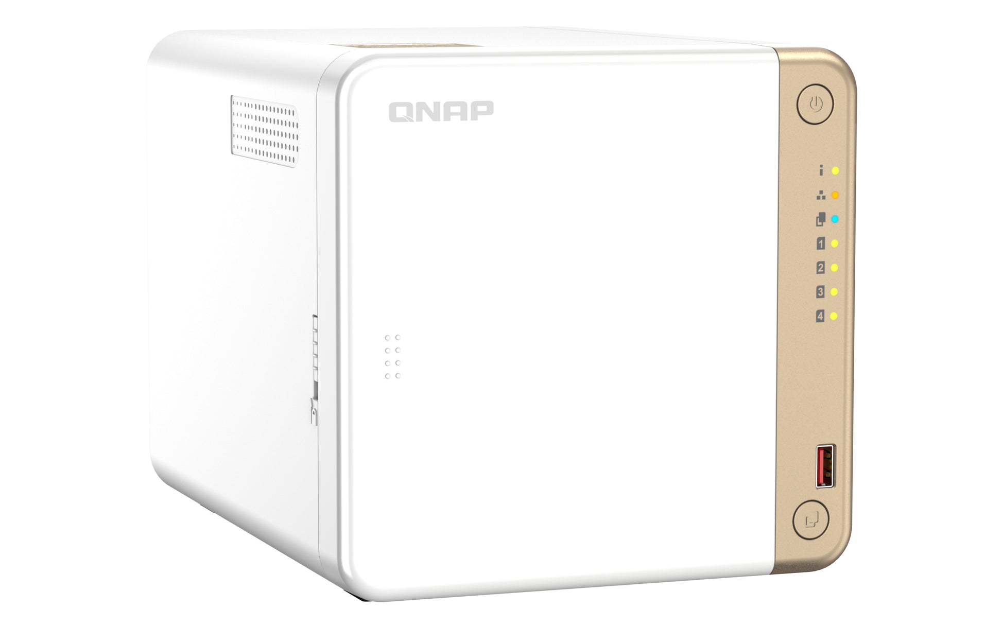 QNAP TS-462-4G NAS/storage server Tower Ethernet LAN White N4505-4