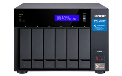 QNAP TVS-672XT NAS Tower Ethernet LAN Black-0