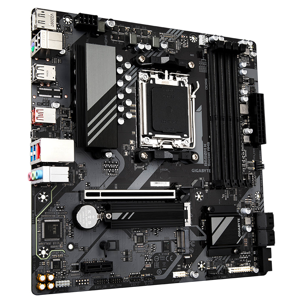 Gigabyte B650M K (rev. 1.0) AMD B650 Socket AM5 micro ATX-1