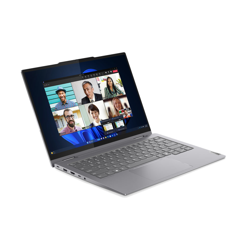 Lenovo ThinkBook 14 Intel Core Ultra 5 125U Hybrid (2-in-1) 35.6 cm (14") Touchscreen WUXGA 16 GB DDR5-SDRAM 512 GB SSD Wi-Fi 6E (802.11ax) Windows 11 Pro Grey-1