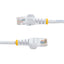 StarTech.com Cat5e Ethernet Patch Cable with Snagless RJ45 Connectors - 0.5 m, White-2