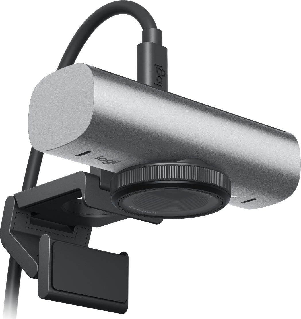 Logitech MX Brio webcam 8.5 MP 3840 x 2160 pixels USB 3.2 Gen 1 (3.1 Gen 1) Black, Graphite-2